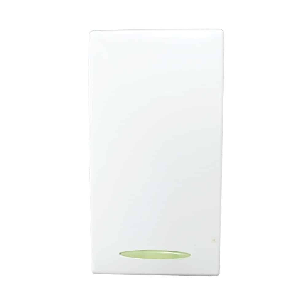 Siemens DELTA vega Modular Switch - 10A, 1 Way, With Indicator, 1M, Snow White