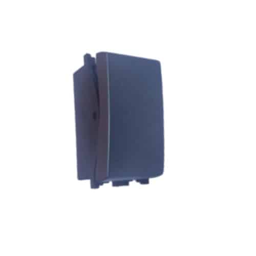 Siemens DELTA vega Modular Switch - 10A, 1 Way, Without Indicator, 1M, Metallic Carbon