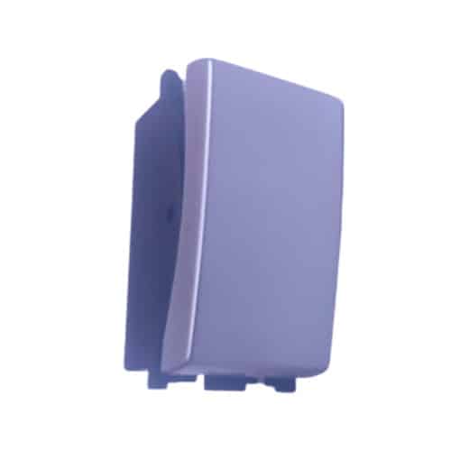 Siemens DELTA vega Modular Switch - 20A, 1 Way, Without Indicator, 1M, Metallic Aluminium
