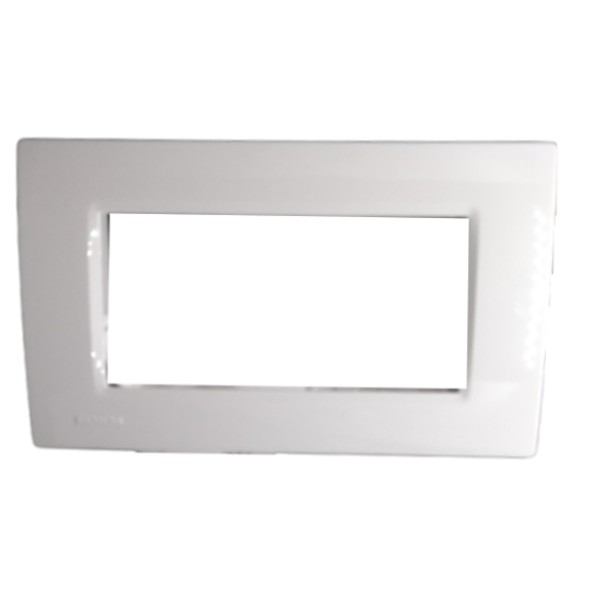 Siemens DELTA vega Modular Plate Cover + Frame - 4M, Snow White