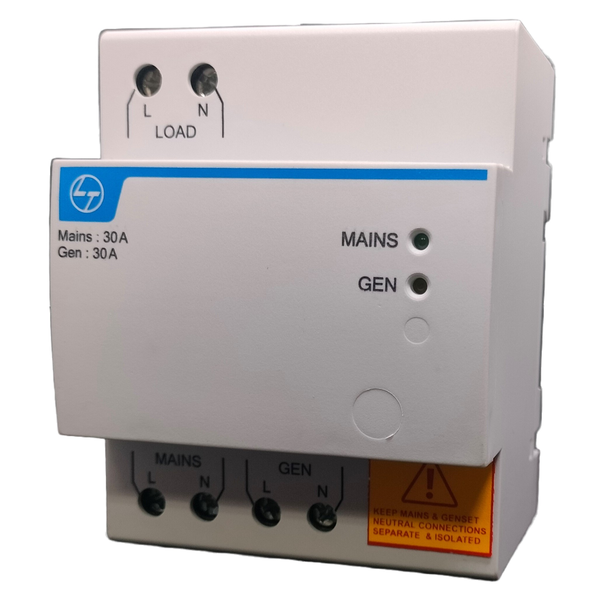 L&amp;T Tripper  30A 1 Phase Automatic Changeover Switch ACCL - 30A