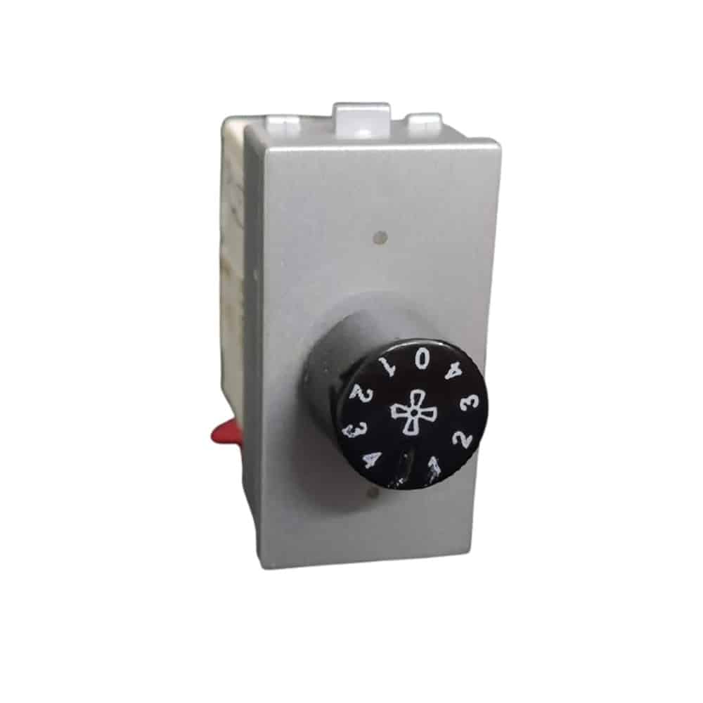 RLF Modular Step Fan Regulator 1M for Siemens DELTA vega Plate - Metallic Aluminium