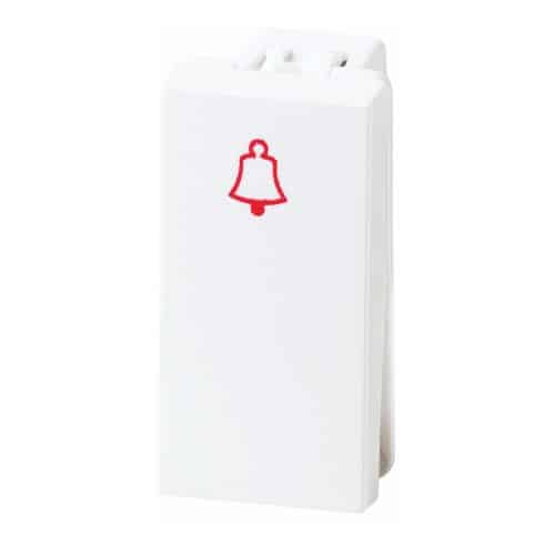 Honeywell MK Citric 6A 1 Way Bell Push Modular Switch White - Without Indicator, 1M