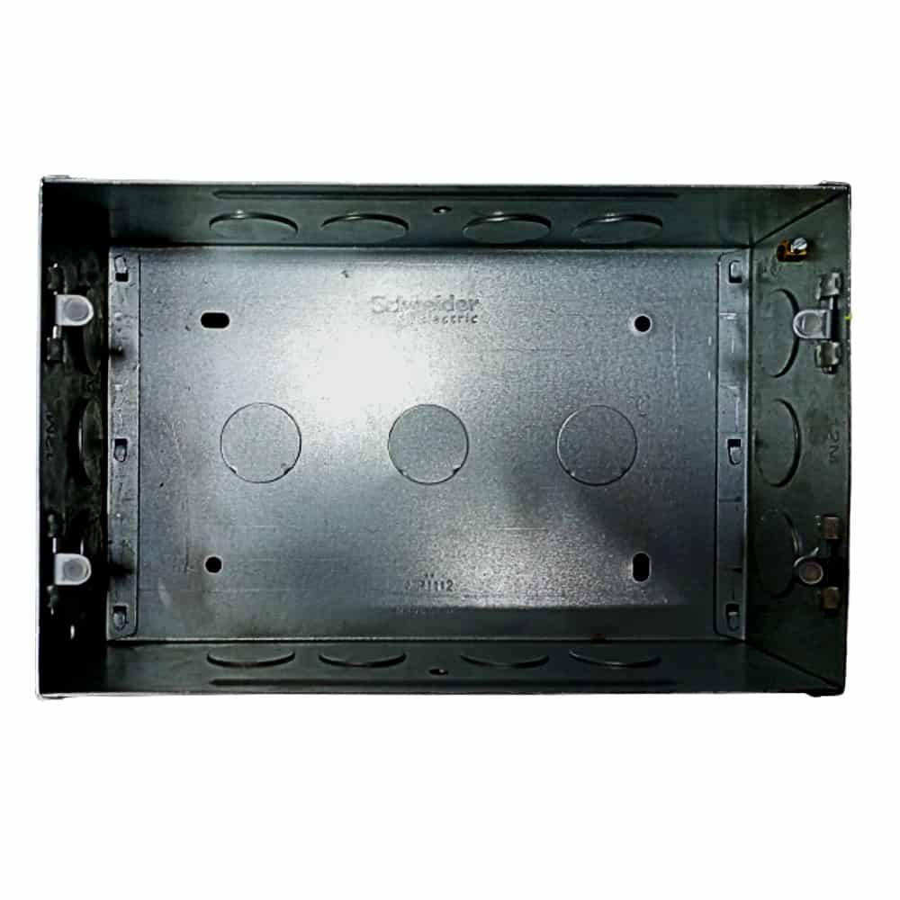 Schneider Modular Concealed GI Metal Boxes - 12M