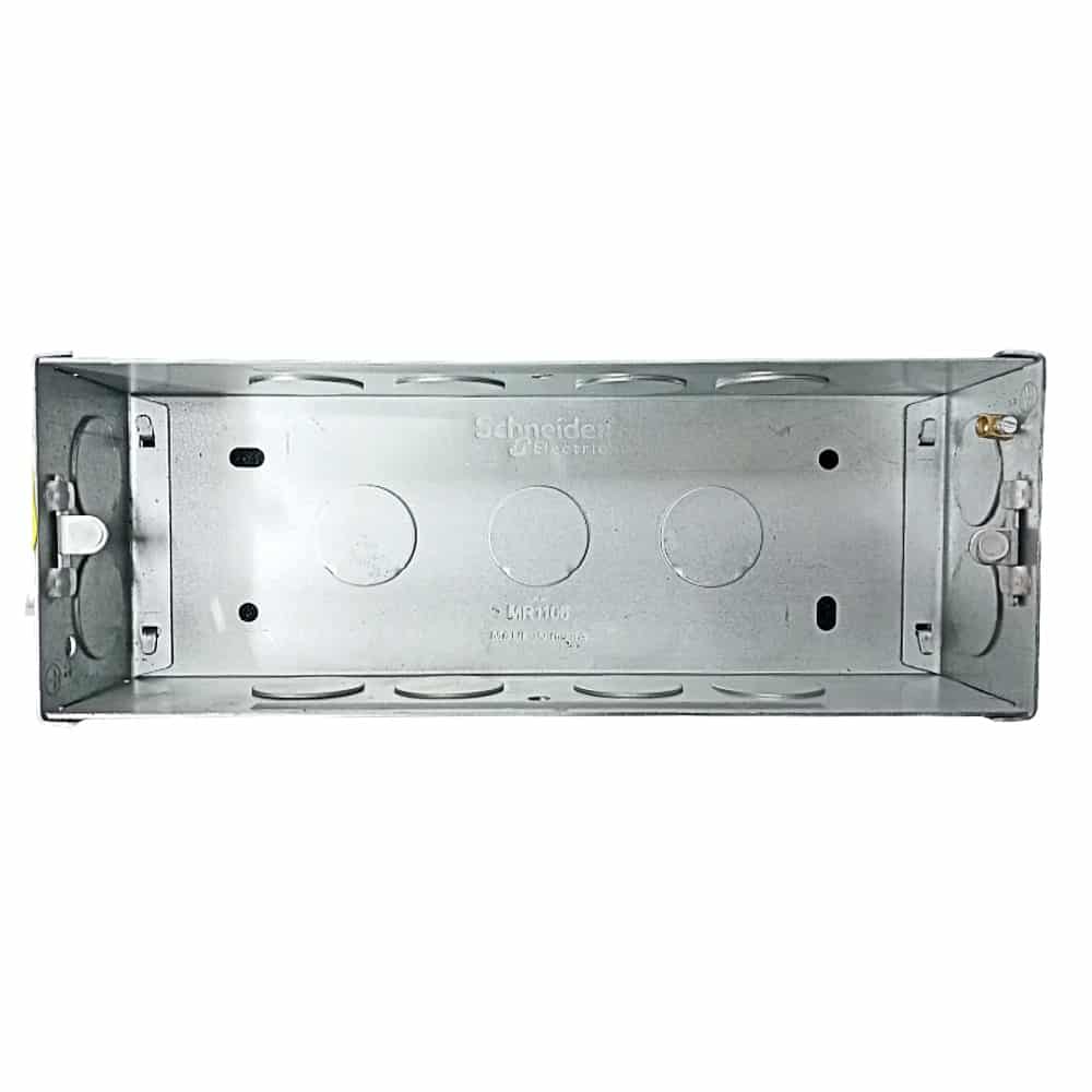 Schneider Modular Concealed GI Metal Boxes - 6M