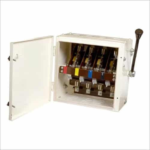 HPL Manual Changeover Switch Side Handle in Enclosure - 320A, 4 Pole