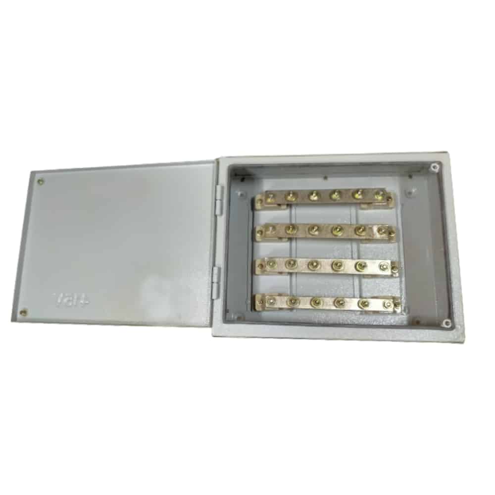 4 Pole Busbar Box Copper Heavy Duty - 63A