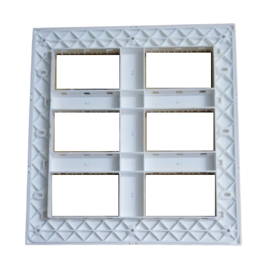 Legrand Britzy Modular Front Plate Cover + Frame White