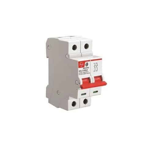L&T Tripper Isolators - 40A, 2 Pole