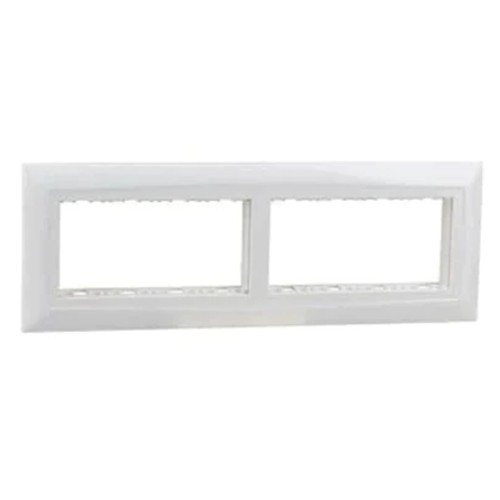 Legrand Britzy Modular Front Plate Cover + Frame White - 8M(H)