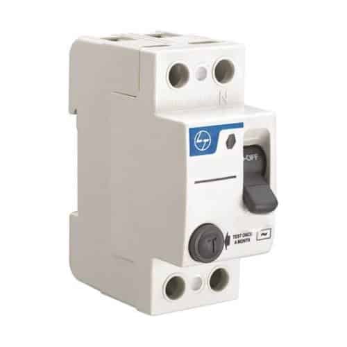 L&T Tripper RCCB - 63A, 2 Pole, 100mA
