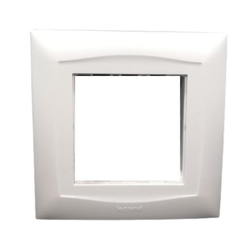 Legrand Britzy Modular Front Plate Cover + Frame White - 2M