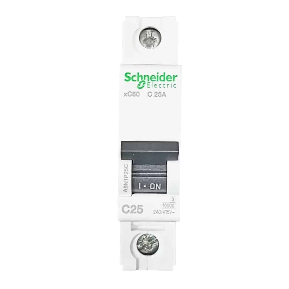 Schneider Acti9 MCB 10kA 'C' - 25A, 1 Pole