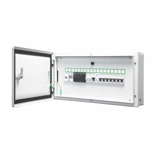 Schneider Acti9 SPN DB Box Metal - 8 Way, Double Door