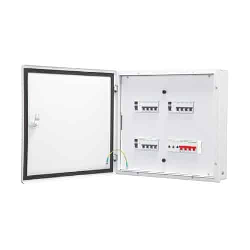 Schneider Acti9 TPN DB Box Metal - 4 Way, Double Door