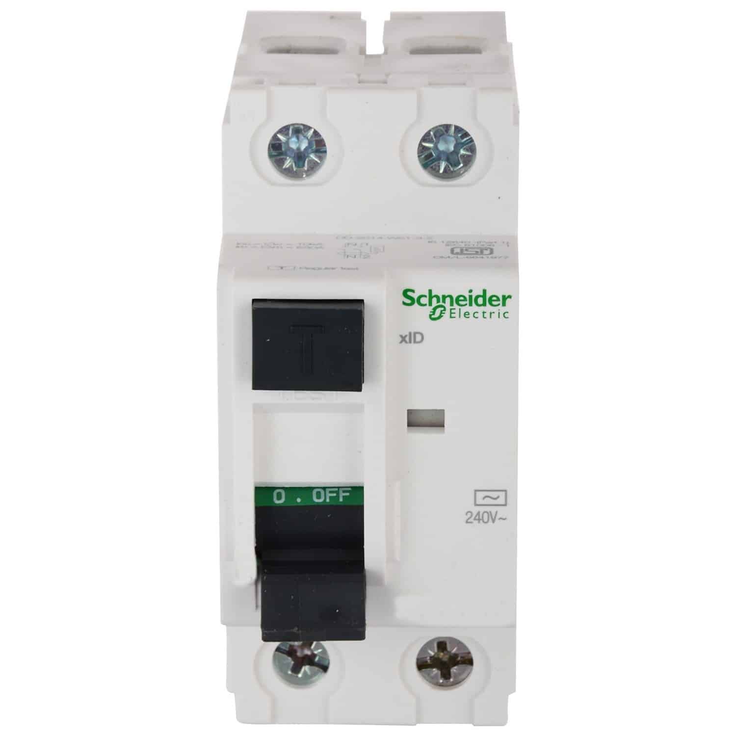 Schneider Acti9 RCCB - 25A, 2 Pole, 30mA