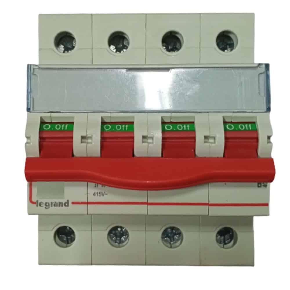 Legrand DX3 Isolators AC - 40A, 4 Pole