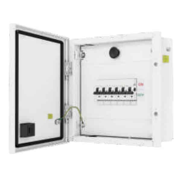 L&T Exora SPN DB Box - 4 Way, Double Door