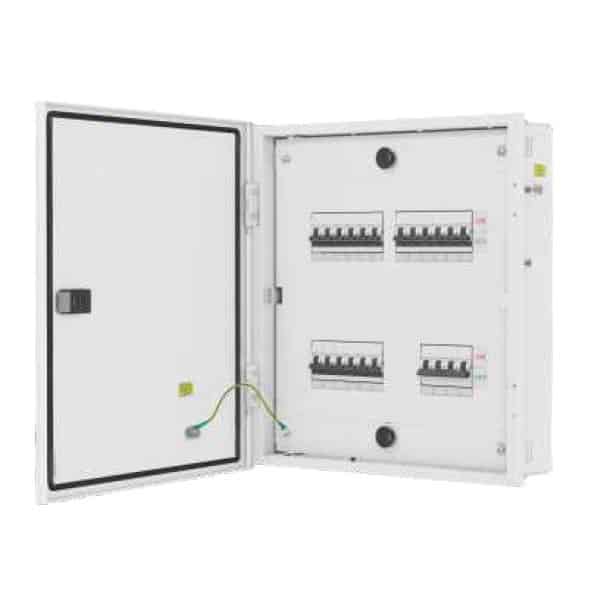 L&T Exora TPN DB Box - 12 Way, Double Door, 8M