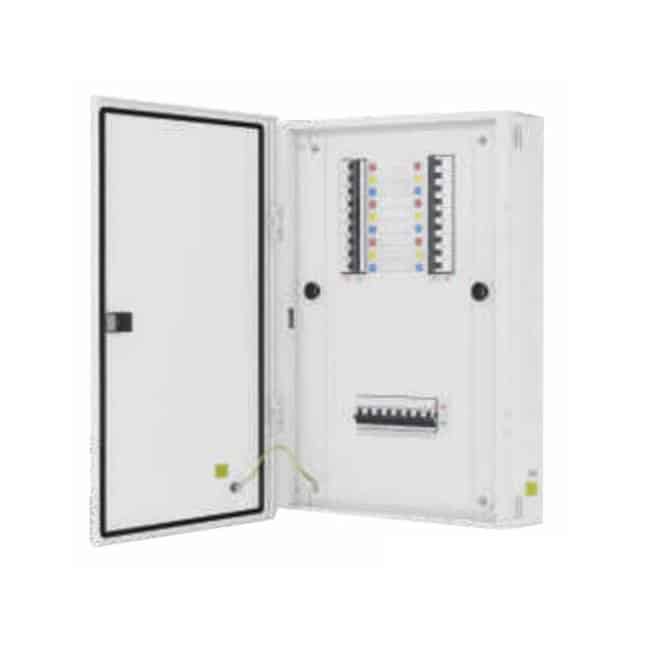L&T Exora VTPN DB Box for MCB Double Door Metal IP43 - 12 Way